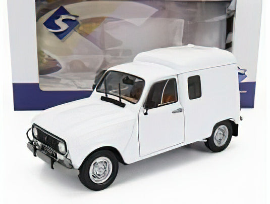 RENAULT - R4L F4 VAN 1975 - WHITE /SOLIDO 1/18ミニカー