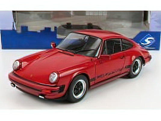 PORSCHEポルシェ 911 3.0 CARRERA 1977 - RED /SOLIDO 1/18 ミニカー