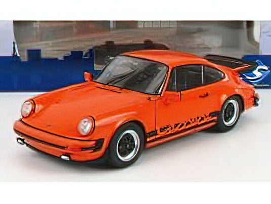 PORSCHEポルシェ 911 3.2 CARRERA COUPE 1984 - ORANGE /SOLIDO 1/18 ミニカー