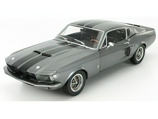 FORD USA - MUSTANG SHELBY GT500 COUPE 1967 - GREY MET BLACK /SOLIDO 1/18 ミニカー