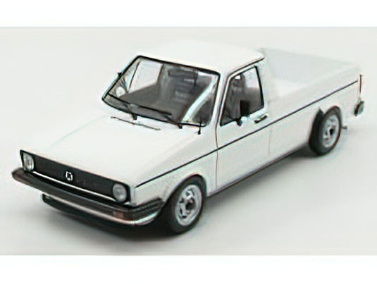 VOLKSWAGEN - CADDY PICK-UP MKI 1982 - WHITE/SOLIDO 1/18 ミニカー