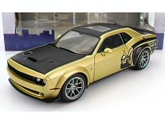 DODGE - CHALLENGER R/T SCAT PACK 2020 - GOLD BLACK/SOLIDO 1/18 ミニカー