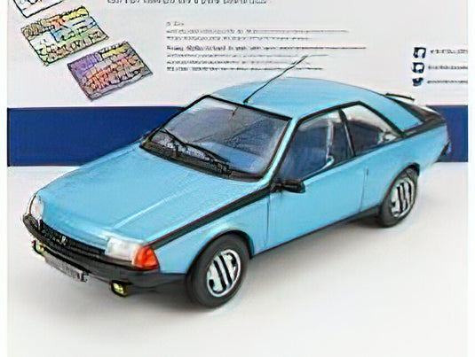 RENAULT - FUEGO GTS COUPE 1980 - LIGHT BLUE MET /SOLIDO 1/18 ミニカー