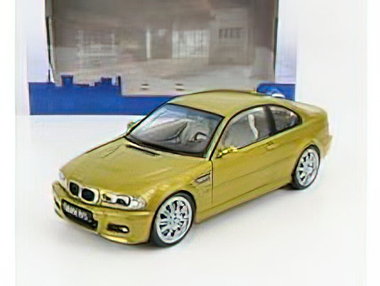BMW - 3-SERIES M3 CSL E46 2000 - YELLOW MET /SOLIDO 1/18 ミニカー
