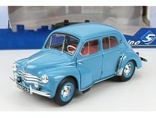RENAULT - 4CV 1956 - BLUE /SOLIDO 1/18 ミニカー