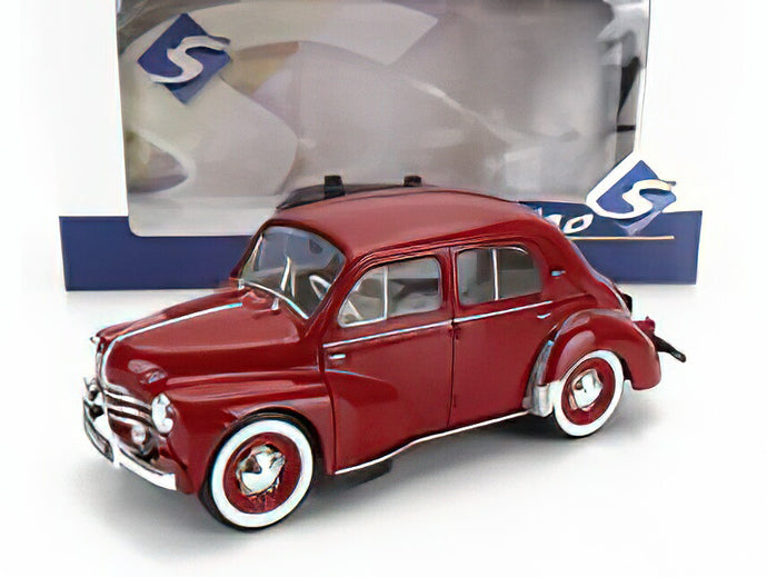 RENAULT - 4CV 1956 - RED /SOLIDO 1/18 ミニカー