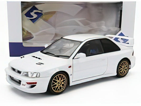 SUBARU - IMPREZA 22B 1998 - WHITE /SOLIDO 1/18 ミニカー