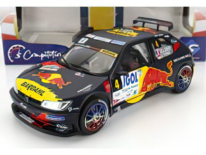PEUGEOT 306 MAXI RED BULL No4 ラリーモンブラン 6位 2021 Sローブ Dエレナ/ SOLIDO 1/18 ミニカー