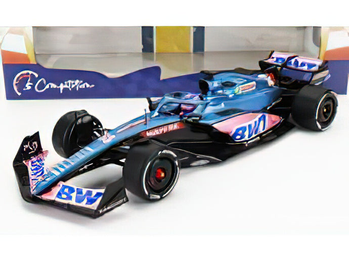RENAULT - F1 A522 TEAM ALPINE BWT N 14 MONACO GP 2022 FERNANDO ALONSO - BLUE PINK /SOLIDO 1/18 ミニカー
