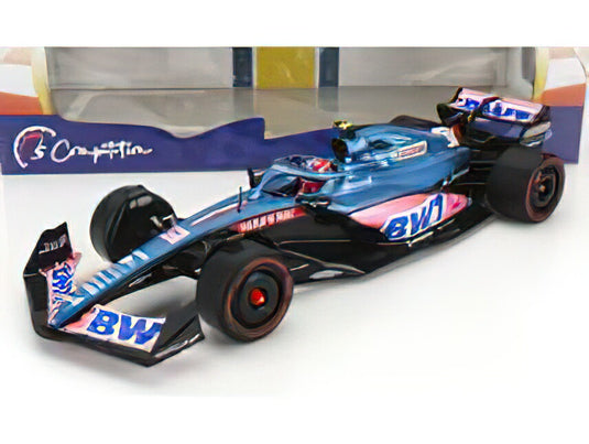 RENAULT - F1 A522 TEAM ALPINE BWT N 31 AUSTRALIAN GP 2022 ESTEBAN OCON - BLUE PINK /SOLIDO 1/18 ミニカー