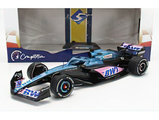 RENAULT - F1 A523 TEAM BWT ALPINE PRESS LAUNCH LIVERY N 10 PIERRE GASLY - N 31 ESTEBAN OCON 2023 - BLUE BLACK PINK /SOLIDO 1/18ミニカー