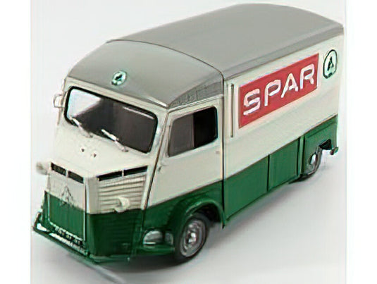 CITROEN - TYPE-HY VAN SPAR 1969 - WHITE GREEN GREY /SOLIDO 1/18 ミニカー