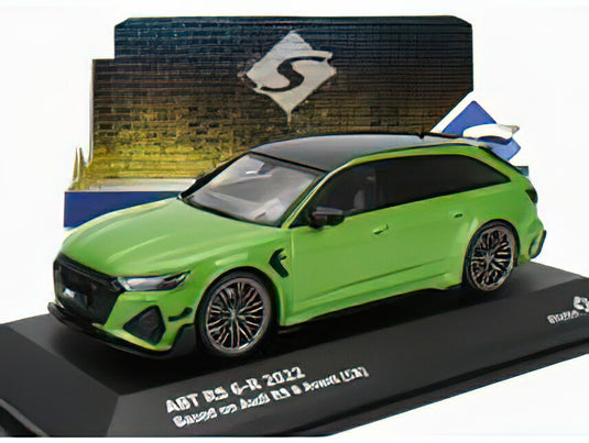 AUDI - A6 RS6-R SW STATION WAGON 2020 - GREEN /SOLIDO 1/43 ミニカー