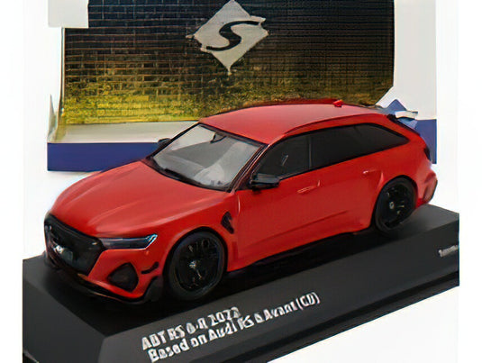 AUDI - A6 RS6-R ABT SW STATION WAGON 2021 - RED /SOLIDO 1/43 ミニカー