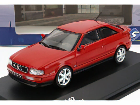 AUDI  80 (S2) TURBO COUPE 1992 - RED /SOLIDO 1/43ミニカー