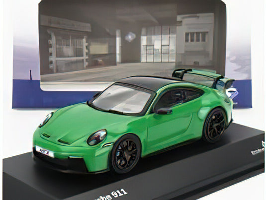 PORSCHE  911 992 GT3 COUPE 2021 - GREEN /SOLIDO 1/43ミニカー