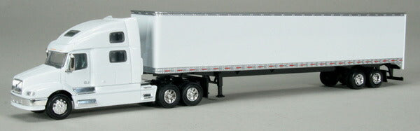 Volvo 770 with Sleeper Cab and 53' Trailer in Blank White with Double Rear Doors /SPEC-CAST  1/64 ミニチュア トラック 建設機械模型 工事車両