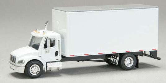 Freightliner M2 Van Box Truck in Blank White /SPEC-CAST  1/64 ミニチュア トラック 建設機械模型 工事車両