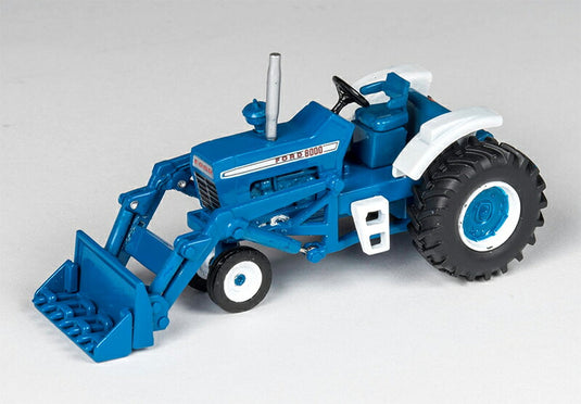 Ford 8000 Tractor with Front Loader Bucket - Official 2019 Summer Farm Toy Show Model /SPEC-CAST  1/64 ミニチュア トラック 建設機械模型 工事車両