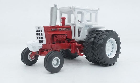 White 2255 Tractor with Cab and Duals in Red and White - Toy Tractor Times 38th Aniversary Tractor /SPEC-CAST  1/64 ミニチュア トラック 建設機械模型 工事車両