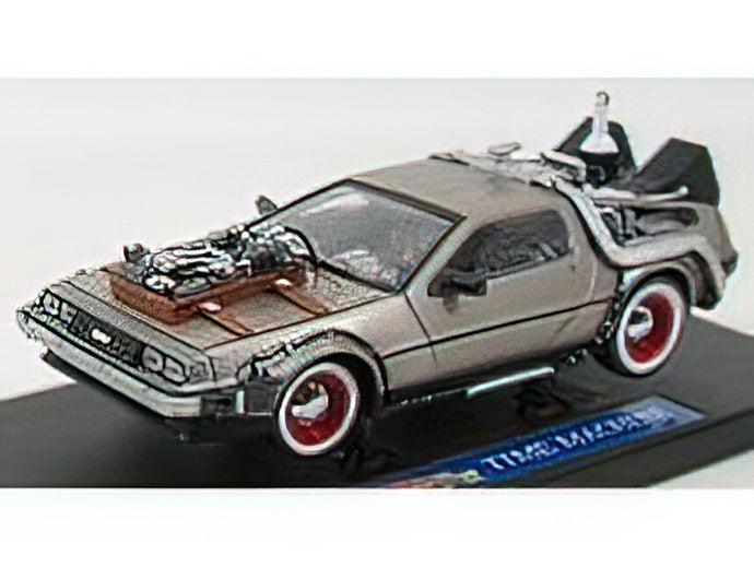 DE LOREAN - TIME MACHINE - BACK TO THE FUTURE 3 - RITORNO AL FUTURO 3 - SILVER /Sunstarサンスター 1/18 ミニカー