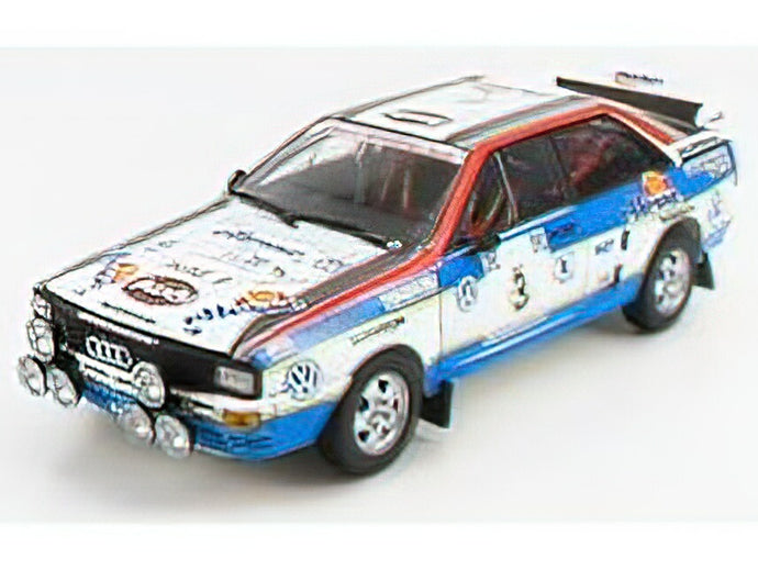 AUDIアウディ - QUATTRO A2 N 3 3rd RALLY ARGENTINA YPF 1984 J.RECALDE - J.DEL BUONO - WHITE BLUE RED /Sunstarサンスター 1/18 ミニカー