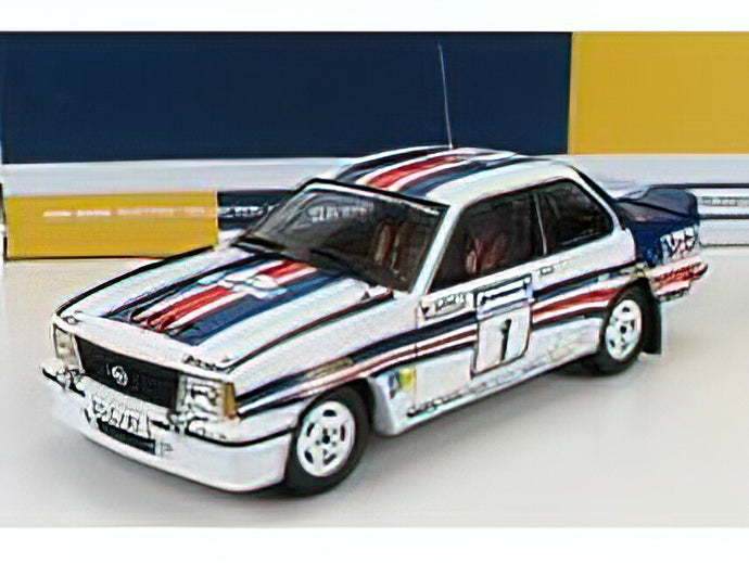 OPEL - ASCONA 400 N 1 2nd RALLY ACROPOLIS 1982 W.ROHRL - C.GEISTDORFER - WHITE BLUE RED /Sunstarサンスター 1/18 ミニカー