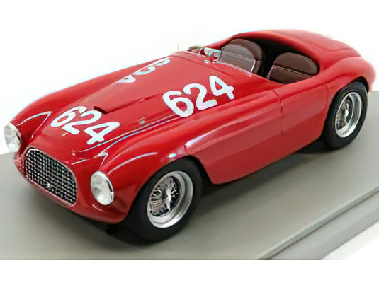 FERRARI - 166MM 2.0L V12 SPIDER N 624 WINNER MILLE MIGLIA 1949 C.BIONDETTI - E.SALANI - RED /Tecno 1/18 ミニカー