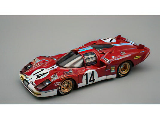 【予約】6-8月以降発売予定FERRARI  512S 5.0L V12 SCUDERIA FILIPINETTI N 14 24h LE MANS 1970 JO BONNIER /Tecno 1/43ミニカー