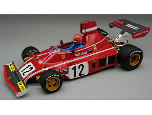 【予約】5-7月以降発売予定FERRARIフェラーリ F1 312B3 N 12 WINNER SPAIN GP (with pilot figure) 1974 NIKI LAUDA - RED WHITE /Tecno 1/18 ミニカー