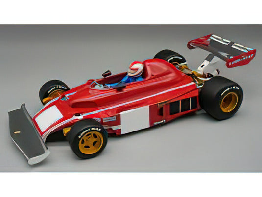 【予約】5-7月以降発売予定FERRARIフェラーリ F1 312B3 N 0 TEST MONZA GP (with pilot figure) 1974 CLAY REGAZZONI - RED WHITE /Tecno 1/18 ミニカー