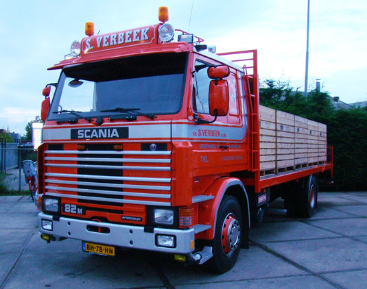 【予約】2017年8-10月以降発売予定Verbeek, S. Scaniaスカニア 2-serie rigid truck  with loadトラック Teknoテクノ  建設機械模型 工事車両 1/50 ミニチュア