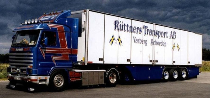 【予約】2017年5-7月以降発売予定Ruttner Transport Scaniaスカニア 3-Serie Streamline リーファートレーラー   Teknoテクノ  建設機械模型 工事車両 1/50 ミニチュア