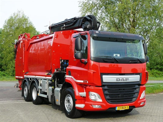 【予約】2017年10-12月以降発売予定Gemeente Groningen DAF CF trash truck funnel / crane トラック Teknoテクノ  建設機械模型 工事車両 1/50 ミニチュア