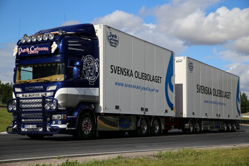 【予約】2017年10-12月以降発売予定Carlssons, Patrick Scaniaスカニア R-Serie riged Truck Swedish combination. トラック Teknoテクノ  建設機械模型 工事車両 1/50 ミニチュア
