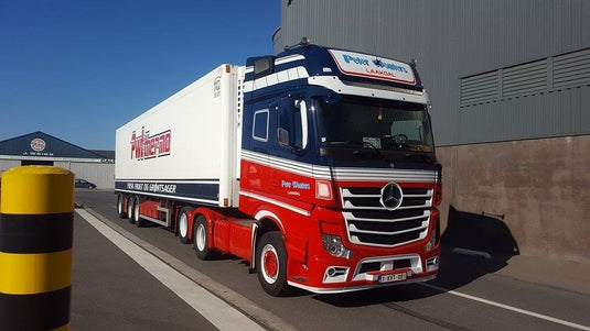 【予約】2017年10-12月以降発売予定Wouters, Peter MB Actros Gigaspace 6x2 リーファートレーラー トラック Teknoテクノ  建設機械模型 工事車両 1/50 ミニチュア