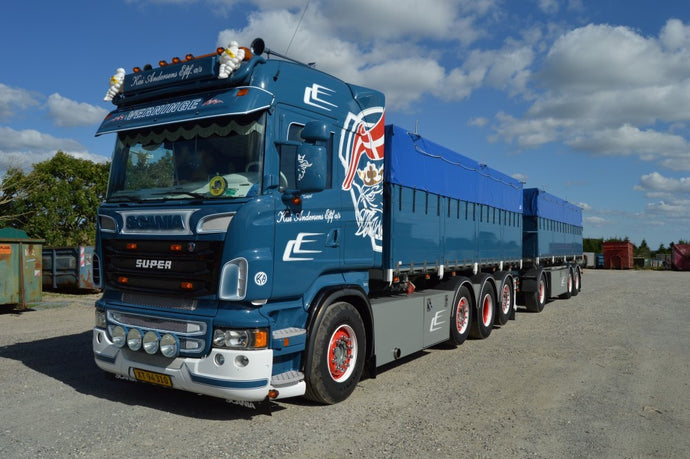 【予約】2017年8-10月以降発売予定Andersen, Kai Scaniaスカニア R-serie Topline rigidトラック Teknoテクノ  建設機械模型 工事車両 1/50 ミニチュア