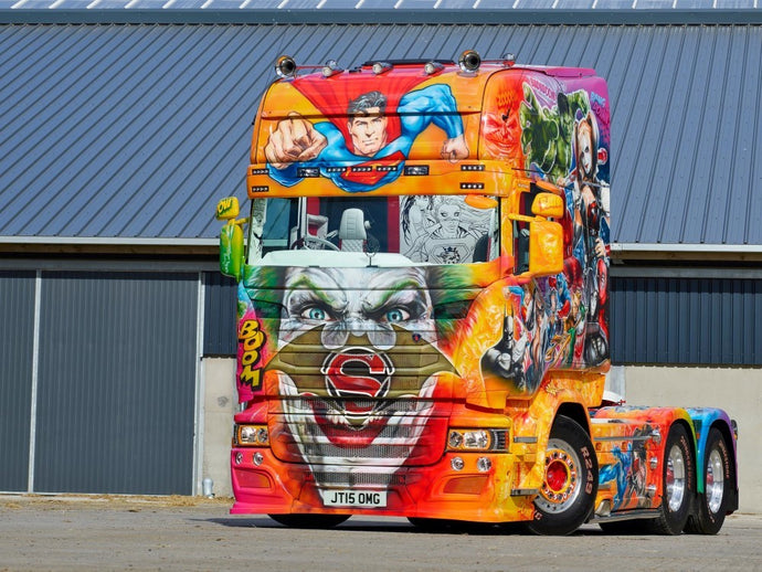 【予約】2017年10-12月以降発売予定Templeton - Super Heroes Scaniaスカニア R-Streamline Topline トラック トラクタヘッド  Teknoテクノ  建設機械模型 工事車両 1/50 ミニチュア