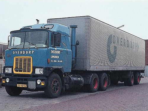 【予約】2017年10-12月以降発売予定Overdorp Mack F700 with classic box セミトレーラー トラック Teknoテクノ  建設機械模型 工事車両 1/50 ミニチュア