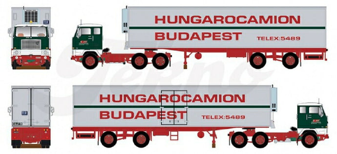 【予約】10-12月以降発売予定Hungarocamion Volvo F88  2軸 reefer semitrailerトラック/建設機械模型 工事車両 Tekno 1/50 ミニチュア