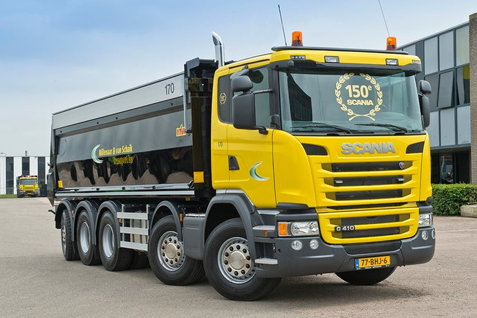 【予約】4-6月以降発売予定Millenaar & van Schaik Scaniaスカニア G-serie tipper with 5 axleトラック  建設機械模型 工事車両 TEKNO 1/50 ミニチュア