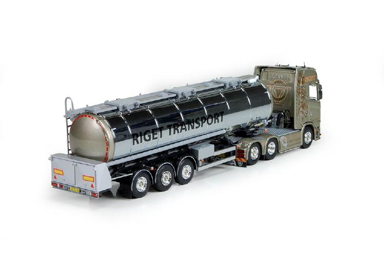 ギャラリービューアに画像をロードする, Riget Scaniaスカニア S-serie with tanktrailerトレーラー 建設機械模型 工事車両TEKNO 1/50 ミニチュア
