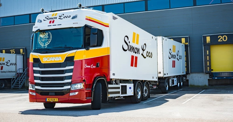 ギャラリービューアに画像をロードする, 【予約】4-6月以降発売予定Loos, Simon Scaniaスカニア S-serie Highline rigid truck with trailerトラック  建設機械模型 工事車両 TEKNO 1/50 ミニチュア
