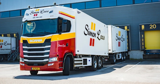 【予約】4-6月以降発売予定Loos, Simon Scaniaスカニア S-serie Highline rigid truck with trailerトラック  建設機械模型 工事車両 TEKNO 1/50 ミニチュア