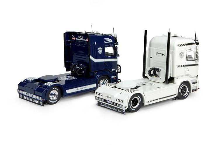 ギャラリービューアに画像をロードする, Bessey Scaniaスカニア set Scaniaスカニア R-Streamline - Set of 2 tractors in 1 packagingトラクタ  建設機械模型 工事車両 TEKNO 1/50 ミニチュア
