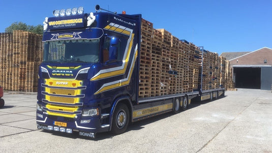 【予約】4-6月以降発売予定Oostenbrugge Scaniaスカニア S730 Highline combi and cargo palletsトラック  建設機械模型 工事車両 TEKNO 1/50 ミニチュア