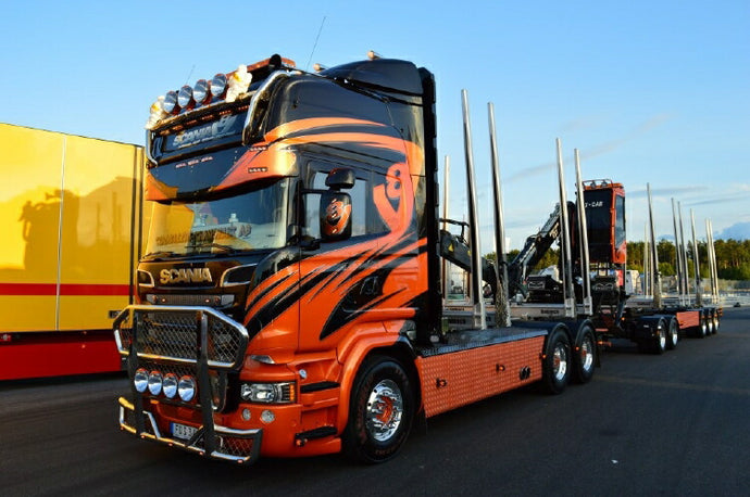 【予約】6-8月以降発売予定Timmerline Transport Scania R730 Swedish wood combinationトラック トラクタヘッド/建設機械模型 工事車両 Tekno 1/50 ミニチュア