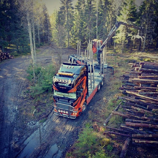【予約】6-8月以降発売予定Timmerline Transport Scania R730 Swedish wood combinationトラック トラクタヘッド/建設機械模型 工事車両 Tekno 1/50 ミニチュア