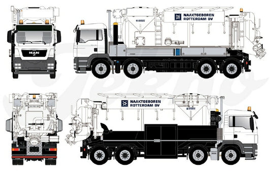 【予約】2020年1-3月以降発売予定Naaktgeboren Mod R189059J+ / Naaktgeboren /建設機械模型 工事車両 TEKNO 1/50 ミニチュア