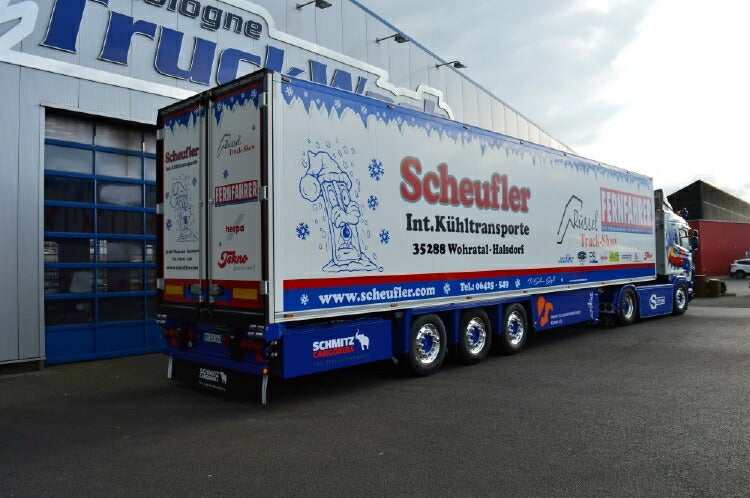 ギャラリービューアに画像をロードする, 【予約】10-12月以降発売予定Scheufler Russel Truck show Scaniaスカニア 4-serie avec semi-remorque frigoトラック 建設機械模型 工事車両TEKNO 1/50 ミニチュア
